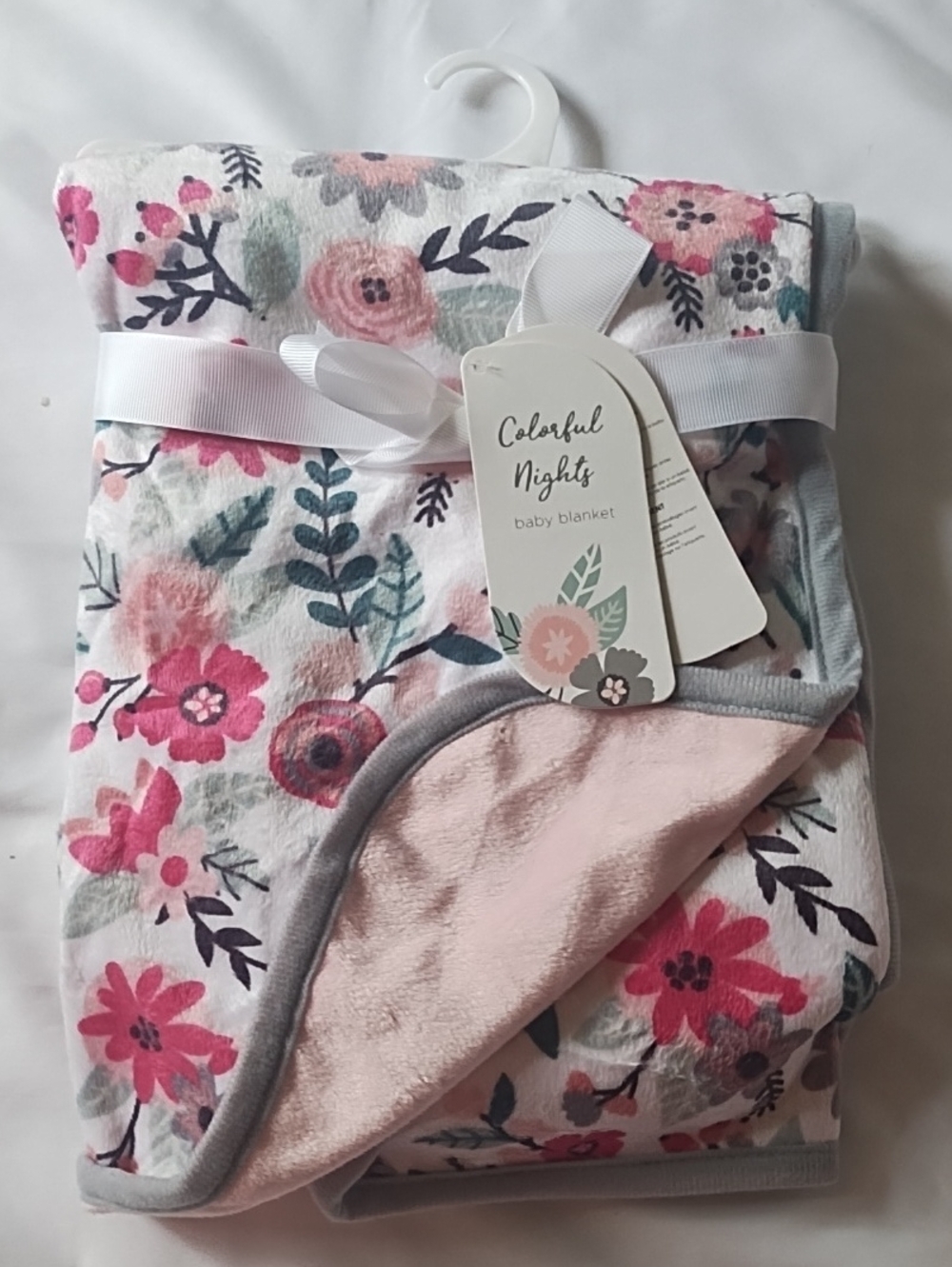 S.L. Home Fashions Minky Baby Blanket